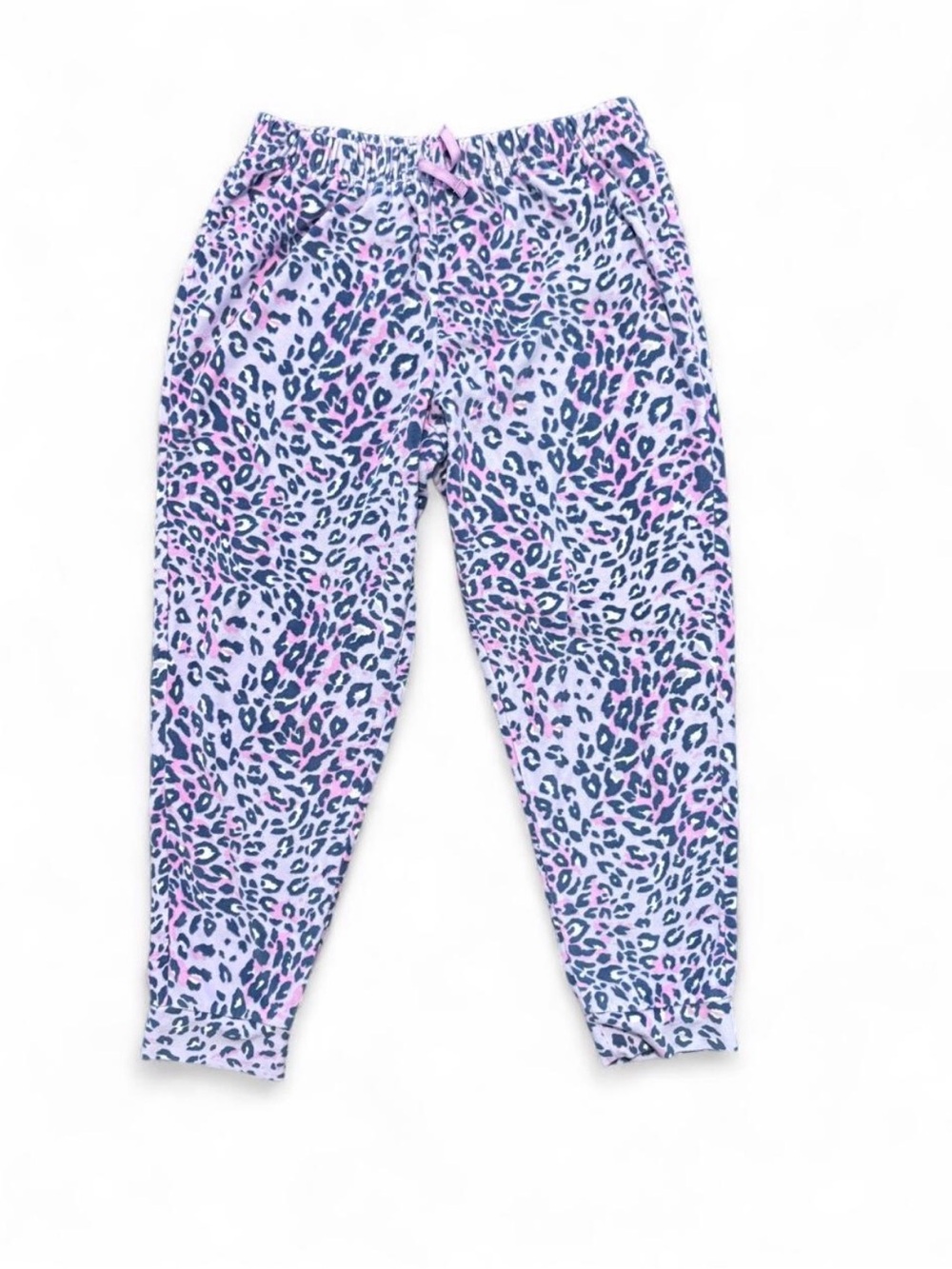 🩷$3 BUNDLED- wonder nation Pink and Blue Leopard-Print Jogger Pajama Pants